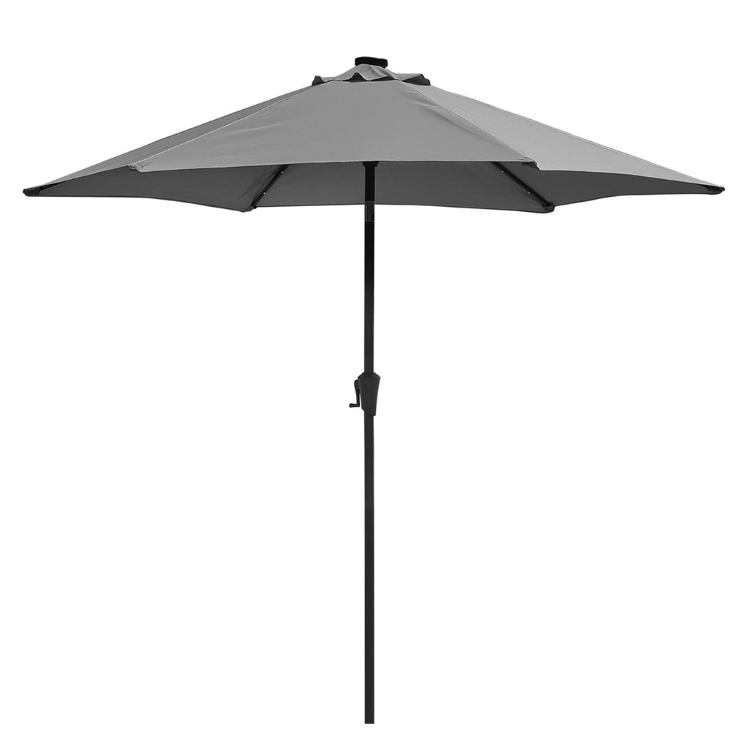Centra 2.7M LED Outdoor Umbrella Base Stand Grey-1954802421616218113