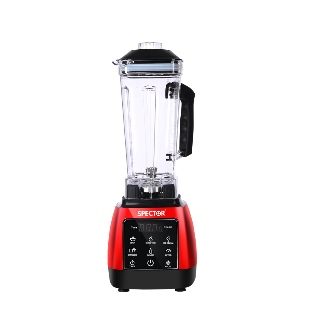 Spector 2L Commercial Blender Mixer Red-1910113176377233409