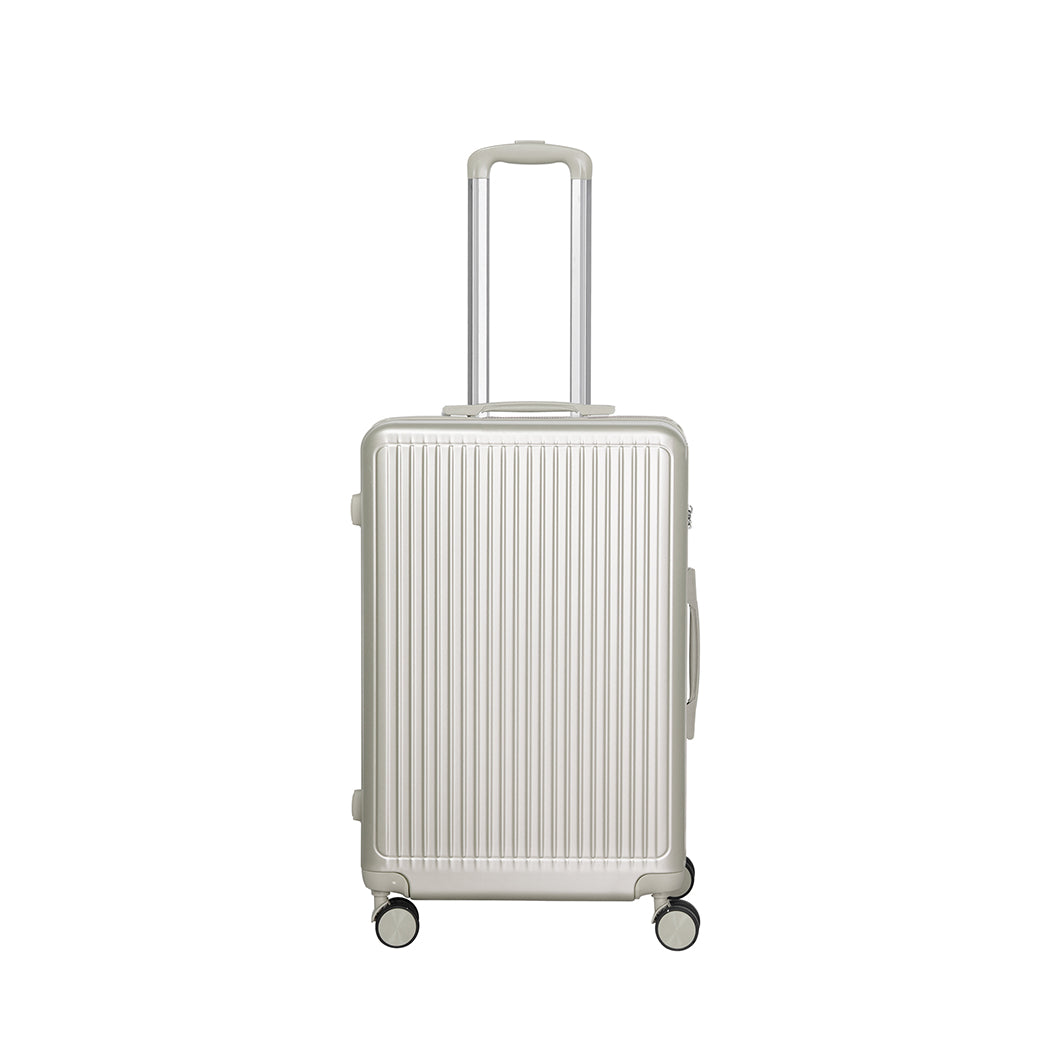 Slimbridge Luggage Suitcase Trolley White 3pc 20"+24"+28"-1910112845371150337