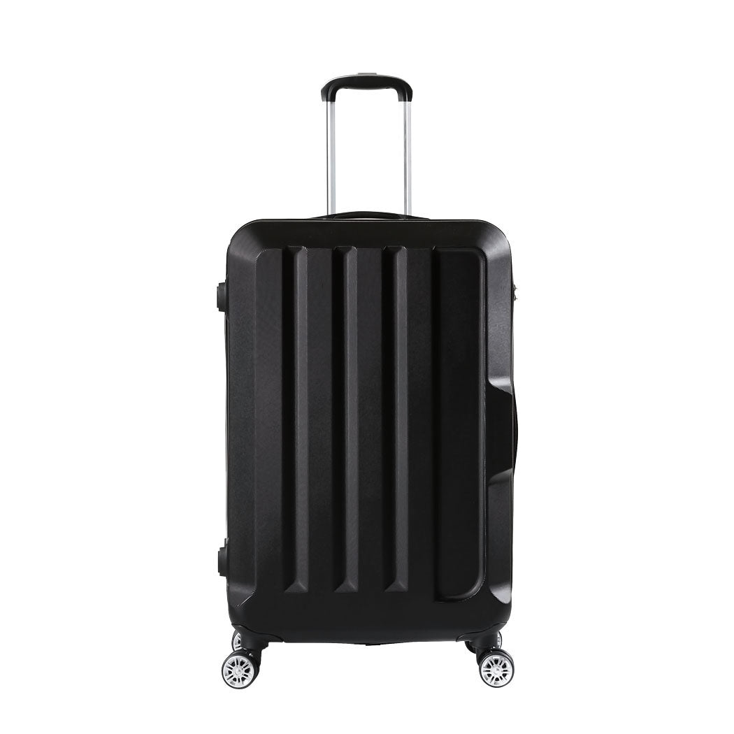 Slimbridge 24" Travel Luggage Lightweight Black 24 inch-1954802802417078273