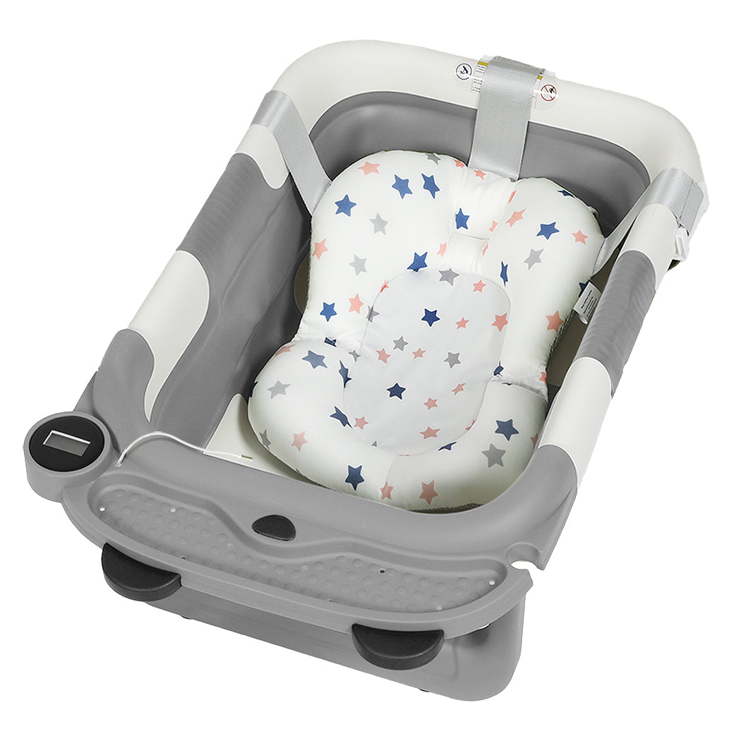 Bopeep Foldable Baby Bathtub 0-15months Gray-1954802473638170625