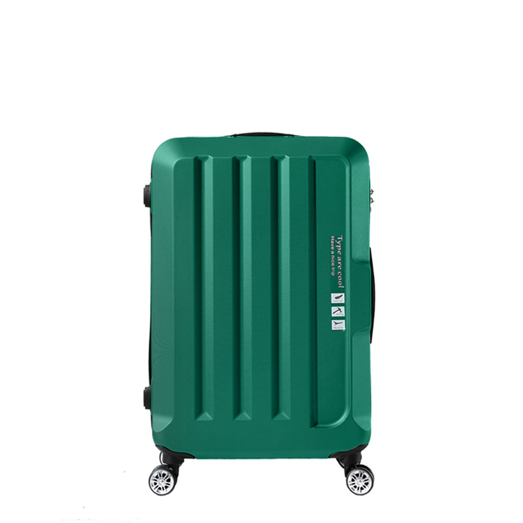Slimbridge 20"24"28" 3PC Luggage Sets Green-1954802804241600513
