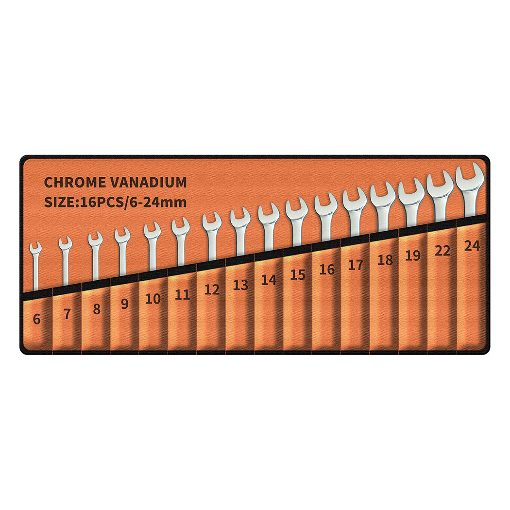 Traderight 16 PCS Ratchet Spanner Set-1919892899940667393