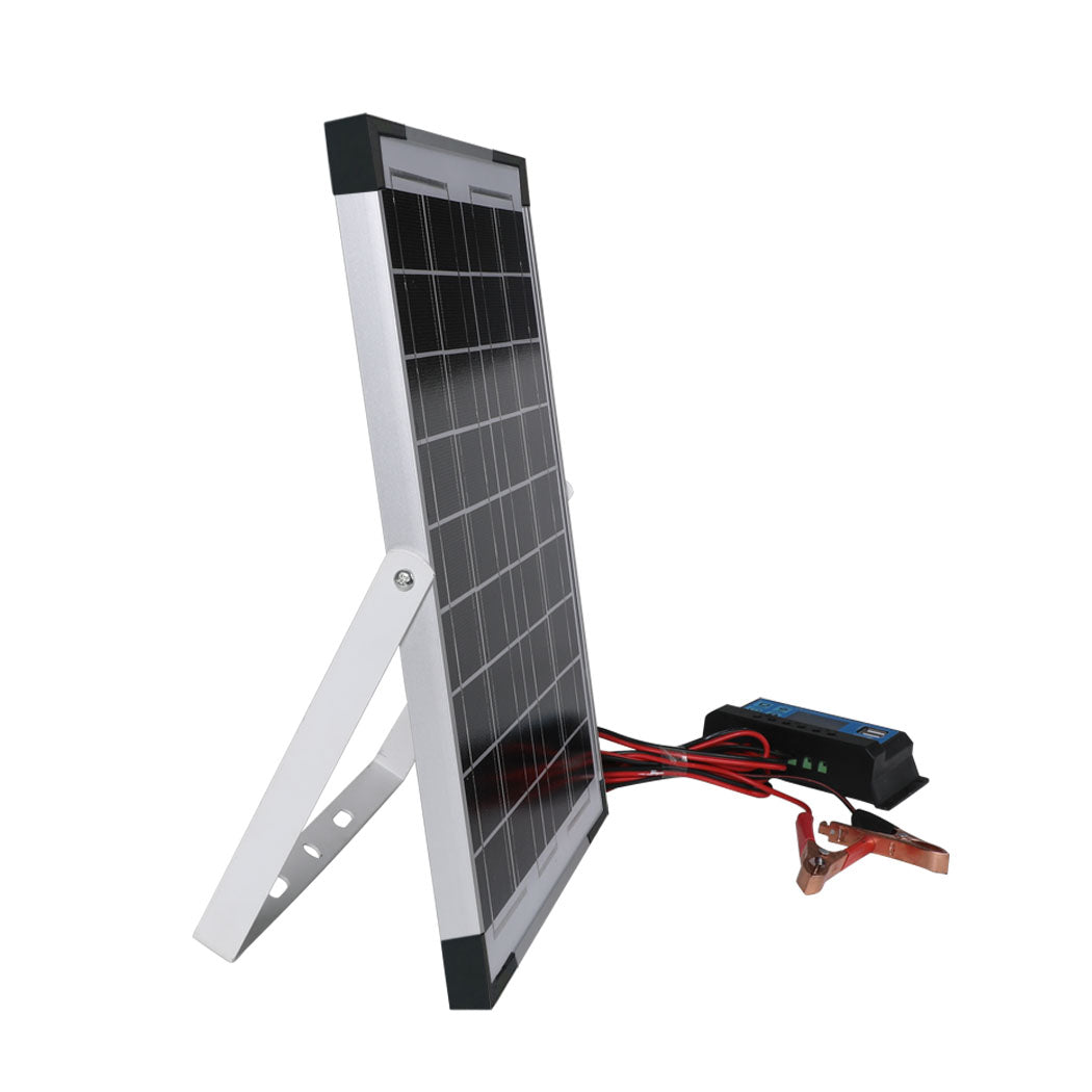 12V 10W Solar Panel Kit Mono Caravan-1954802612285083649