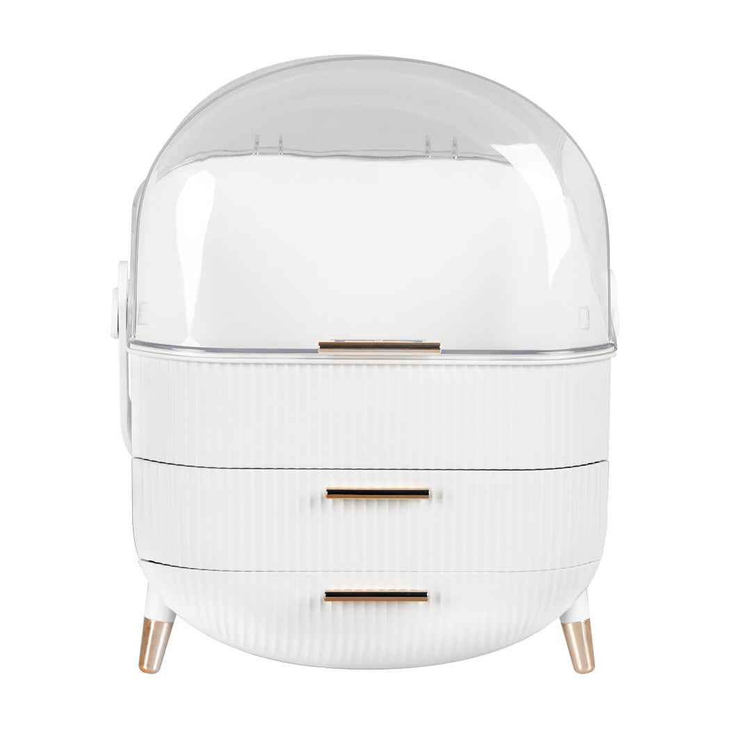 Makeup Organizer Case Drawer Portable White-1954803003059998721