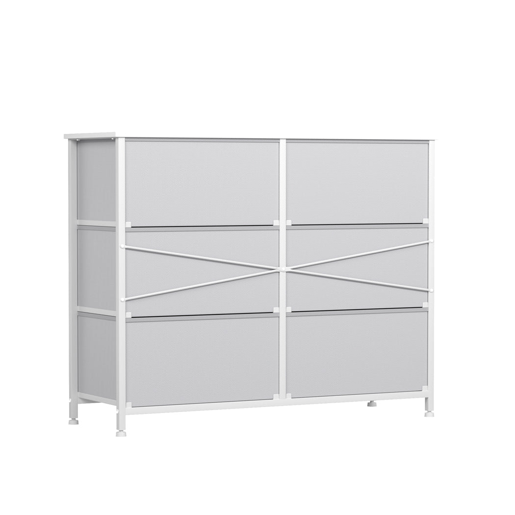 Levede 6 Chest of Drawers Storage Cabinet-1954802998450458625
