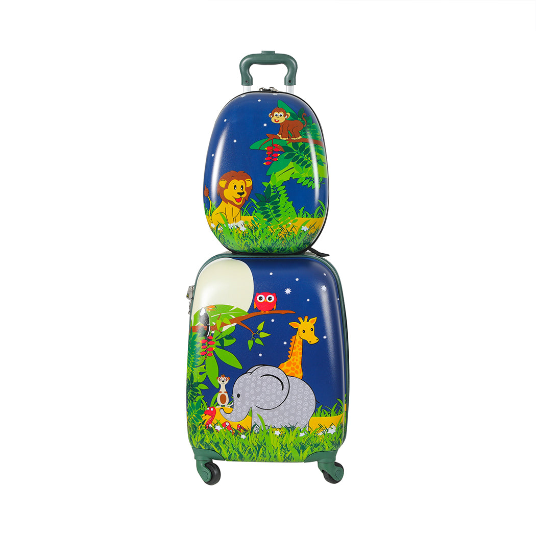 BoPeep 16''13'' 2PCS Kids Luggage Set Jungle-1954802778295635969