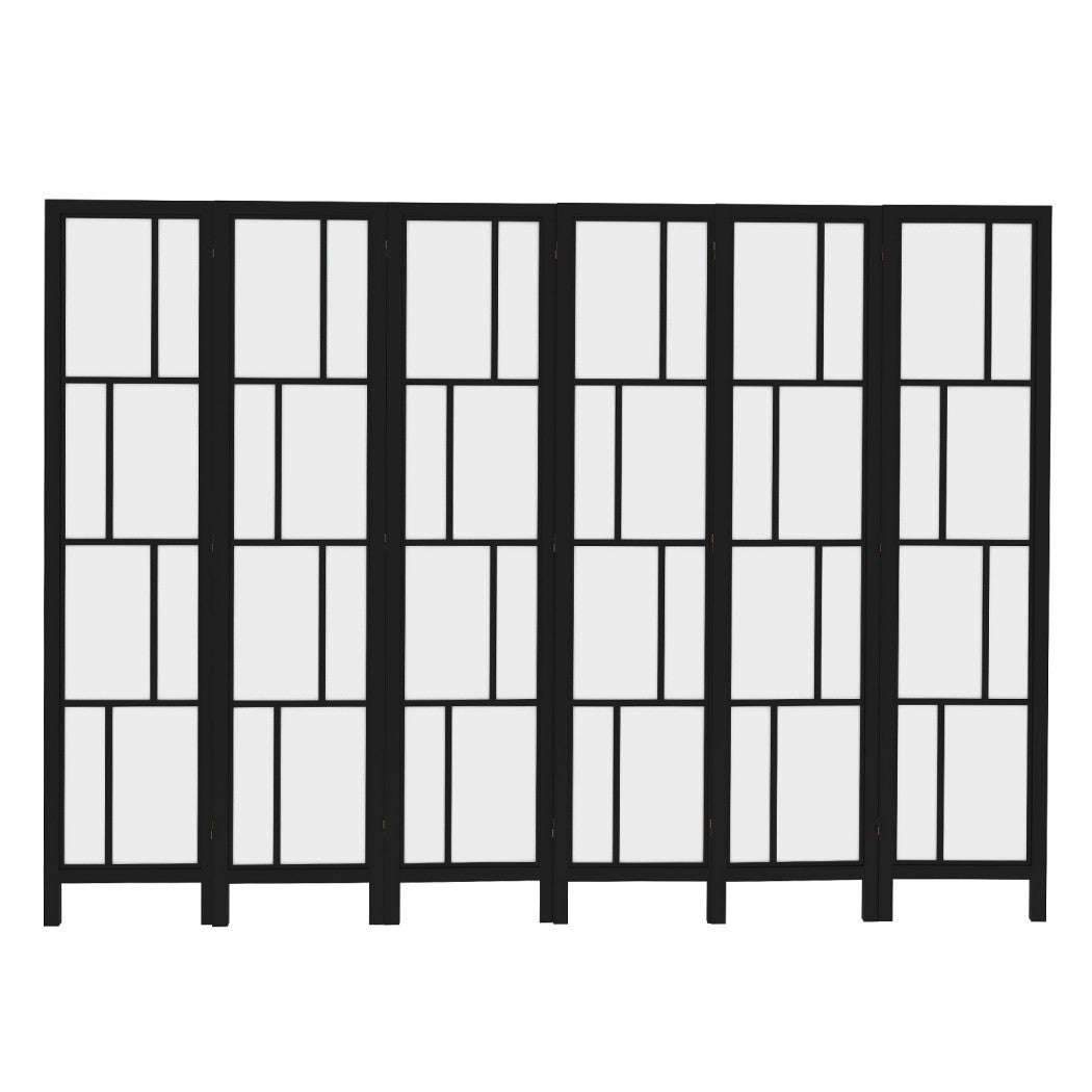Levede 6 Panel Room Divider 170cm Freestanding Screen-1973194196961595393