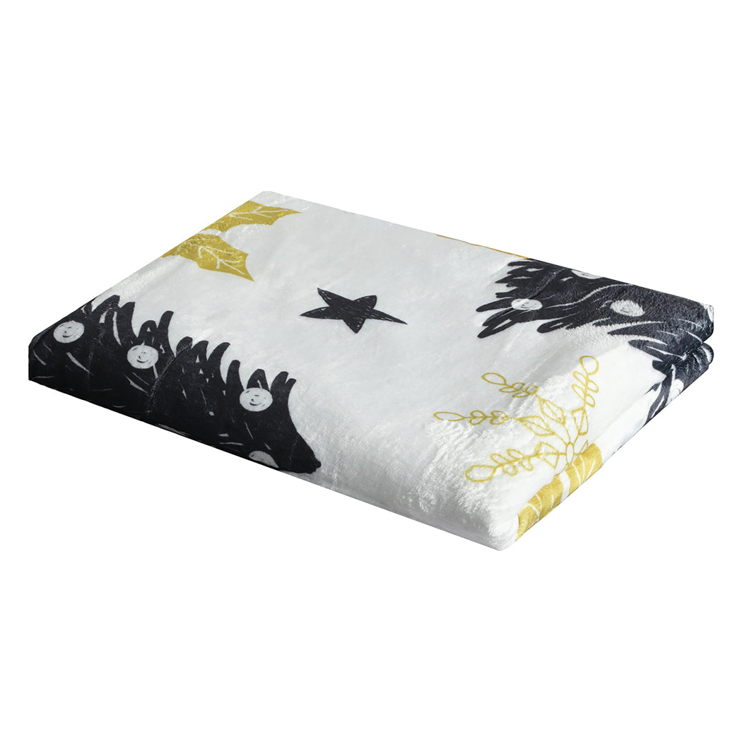 Santaco Throw Blanket Xmas Double Sided White Queen-1954802332059439105