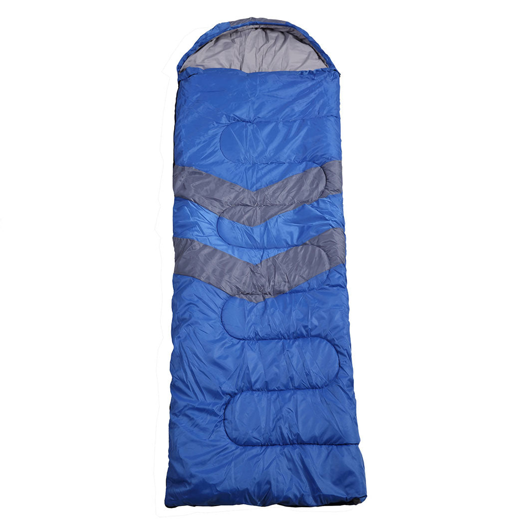 Mountview Single Sleeping Bag Bags Outdoor Blue-1954802651426328577
