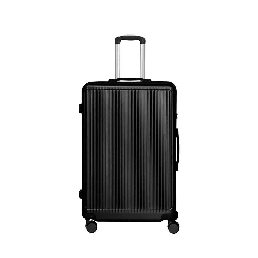 Slimbridge Luggage Suitcase Trolley Black 2pc 20"+28"-1910112844620369921