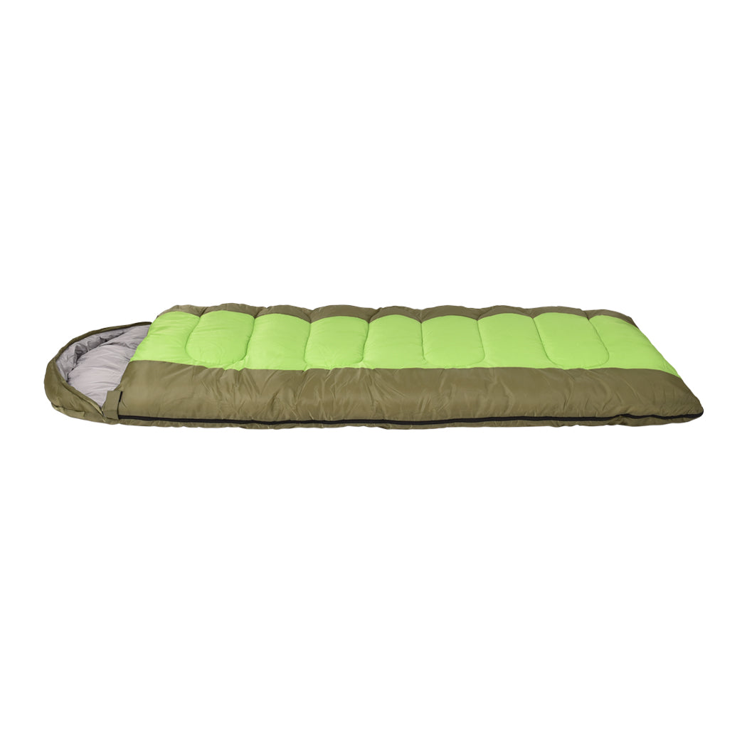 Mountview Sleeping Bag Outdoor Camping Green-1954802650017042433