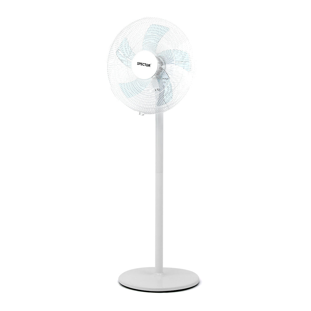 Spector Pedestal Floor Fan Portable White-1954802707302846465