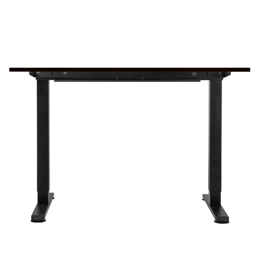 Levede Motorised Standing Desk Adjustable 140cm Walnut 1000x 1MM-1954803019489087489