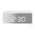 Alarm Clock Digital Led Mirror Desk Silver-1910113082793922561