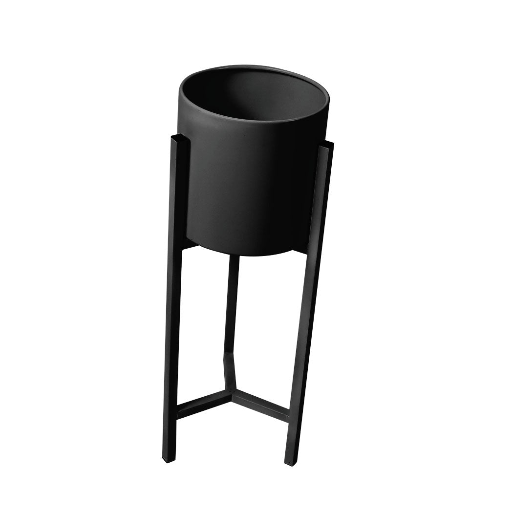 Levede Plant Stand Garden Planter Metal Black Large-1954802665133314049