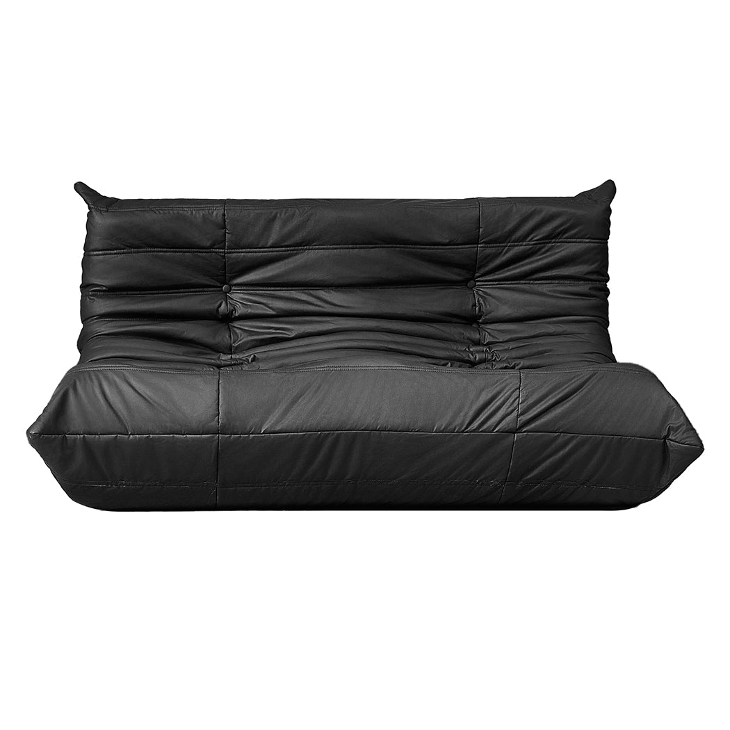 Levede 2 Seaters Floor Sofa Caterpillar Lounge-1954802350195609601