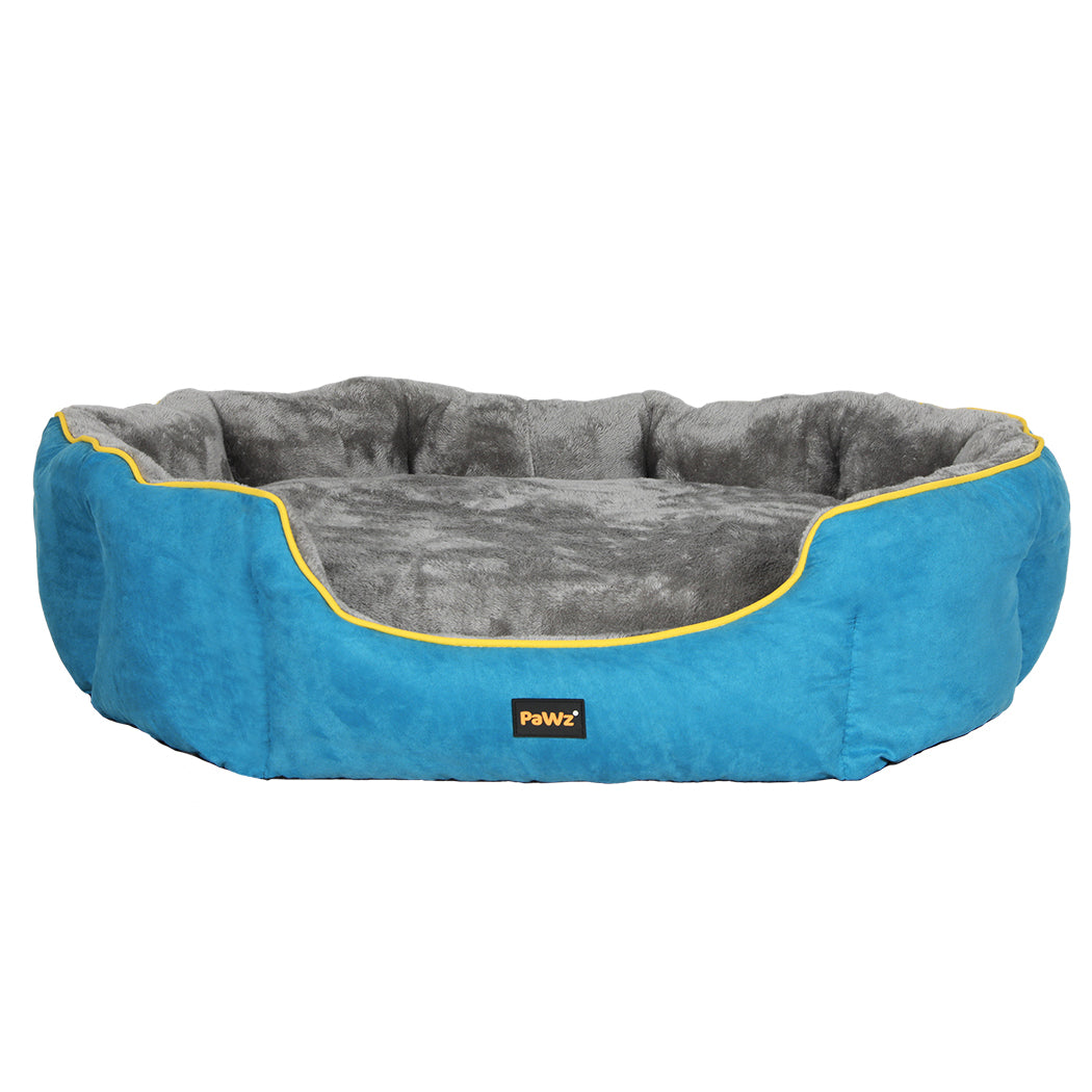 PaWz Electric Pet Heater Bed Heated L Blue Large-1954802542928072705