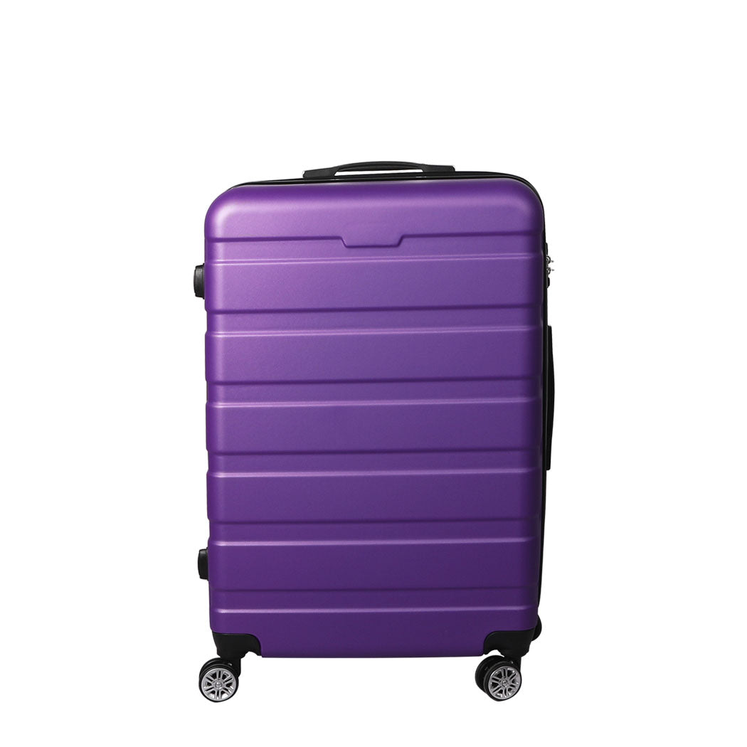 Slimbridge 20" Carry On Luggage Case Purple 20 inch-1954802813188050945