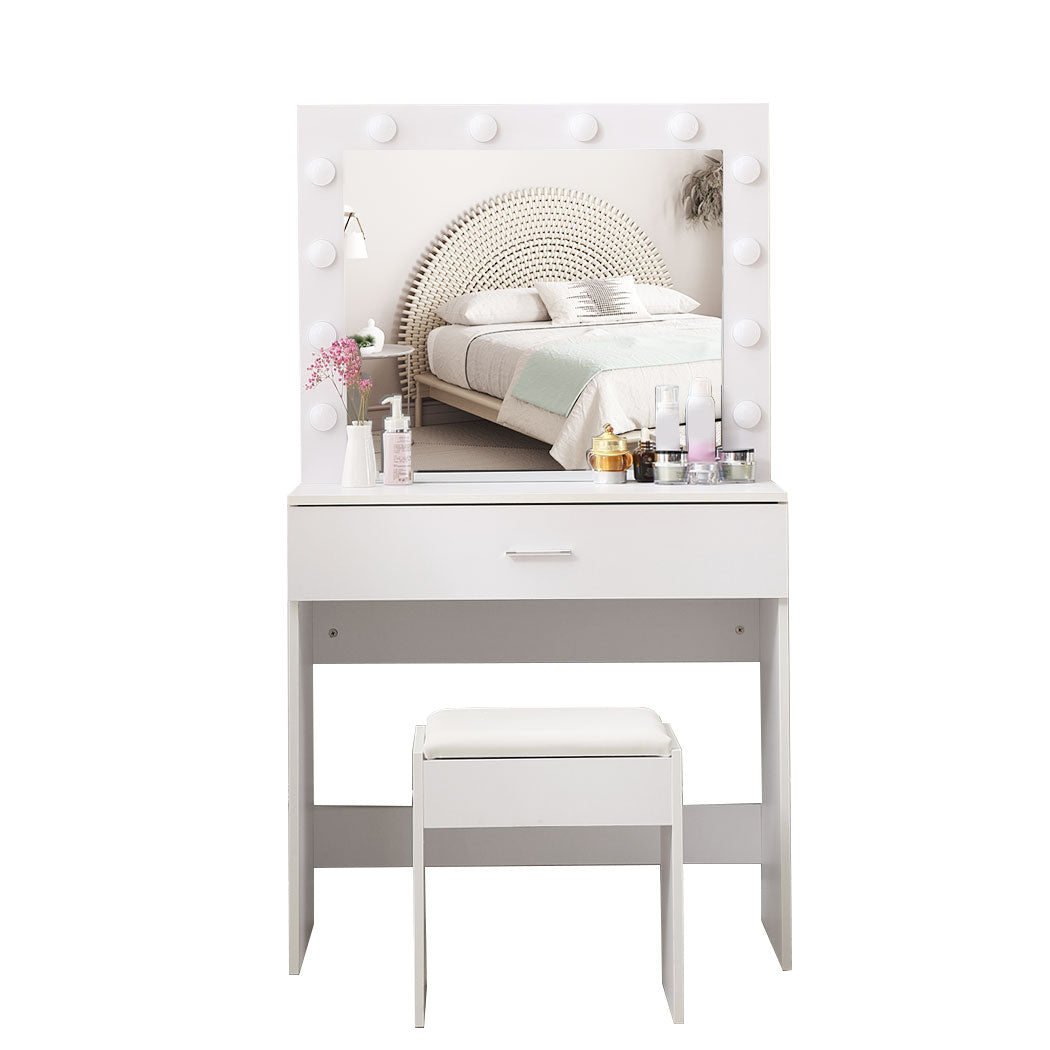 Levede Dressing Table Set Makeup Mirror-1917016716848795649