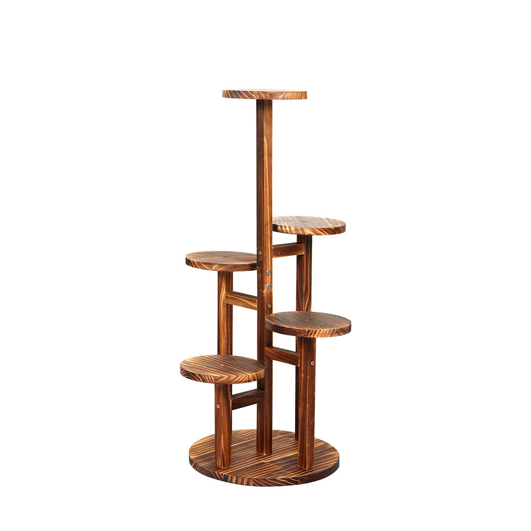Levede 4-Tier Plant Stand Wood Wooden-1910112311264284673