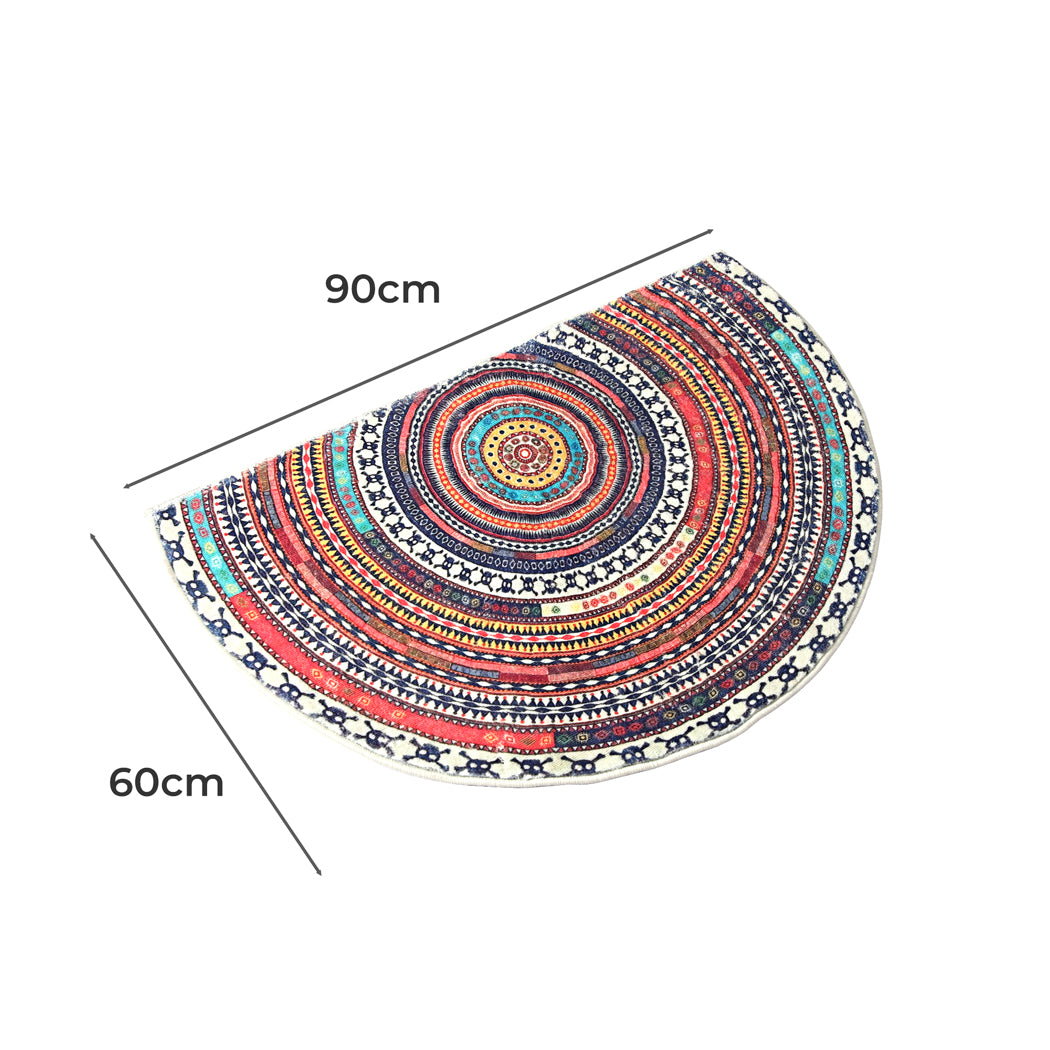 Marlow Door Mat Half Moon Semi-Circle Rug 60x90-1954802715578208258