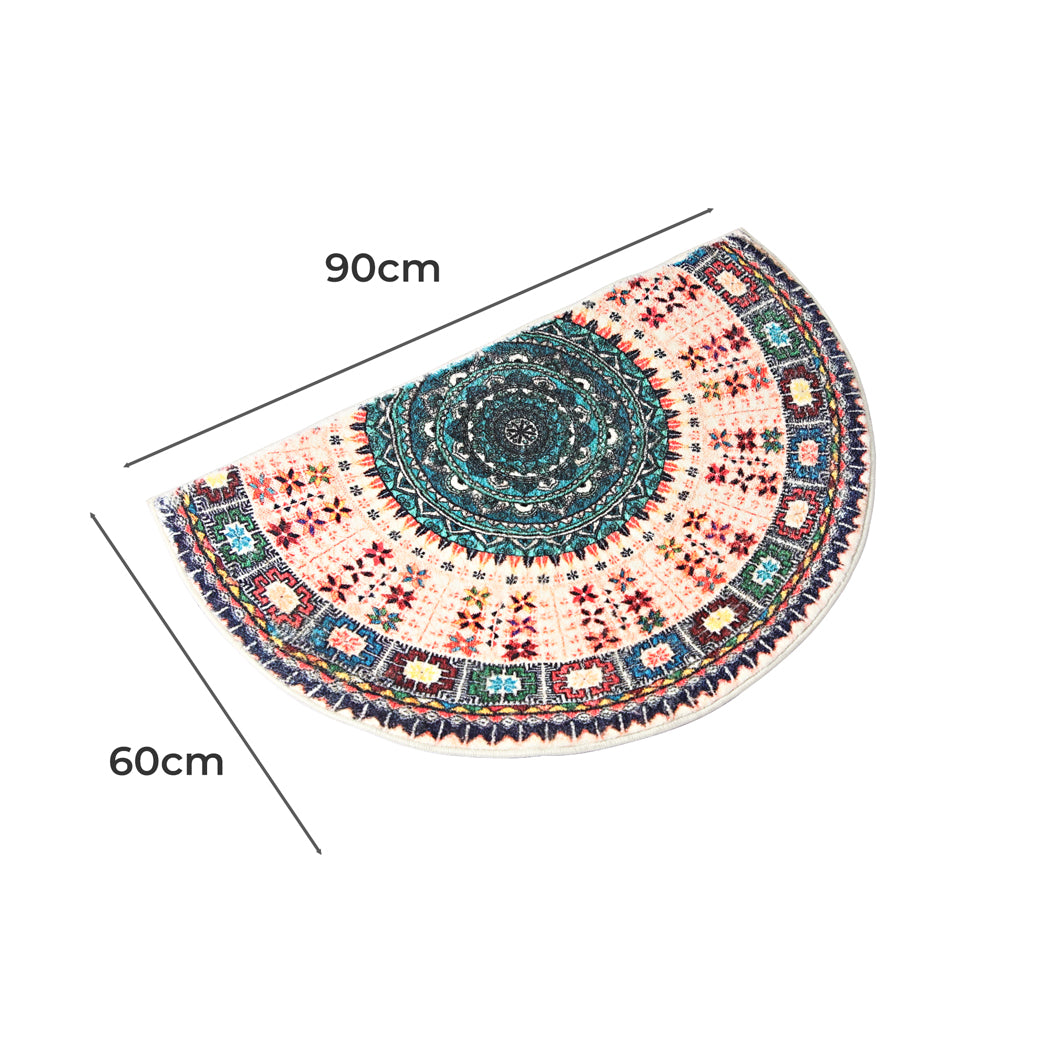 Marlow Door Mat Half Moon Semi-Circle Rug 60x90-1954802715758563329