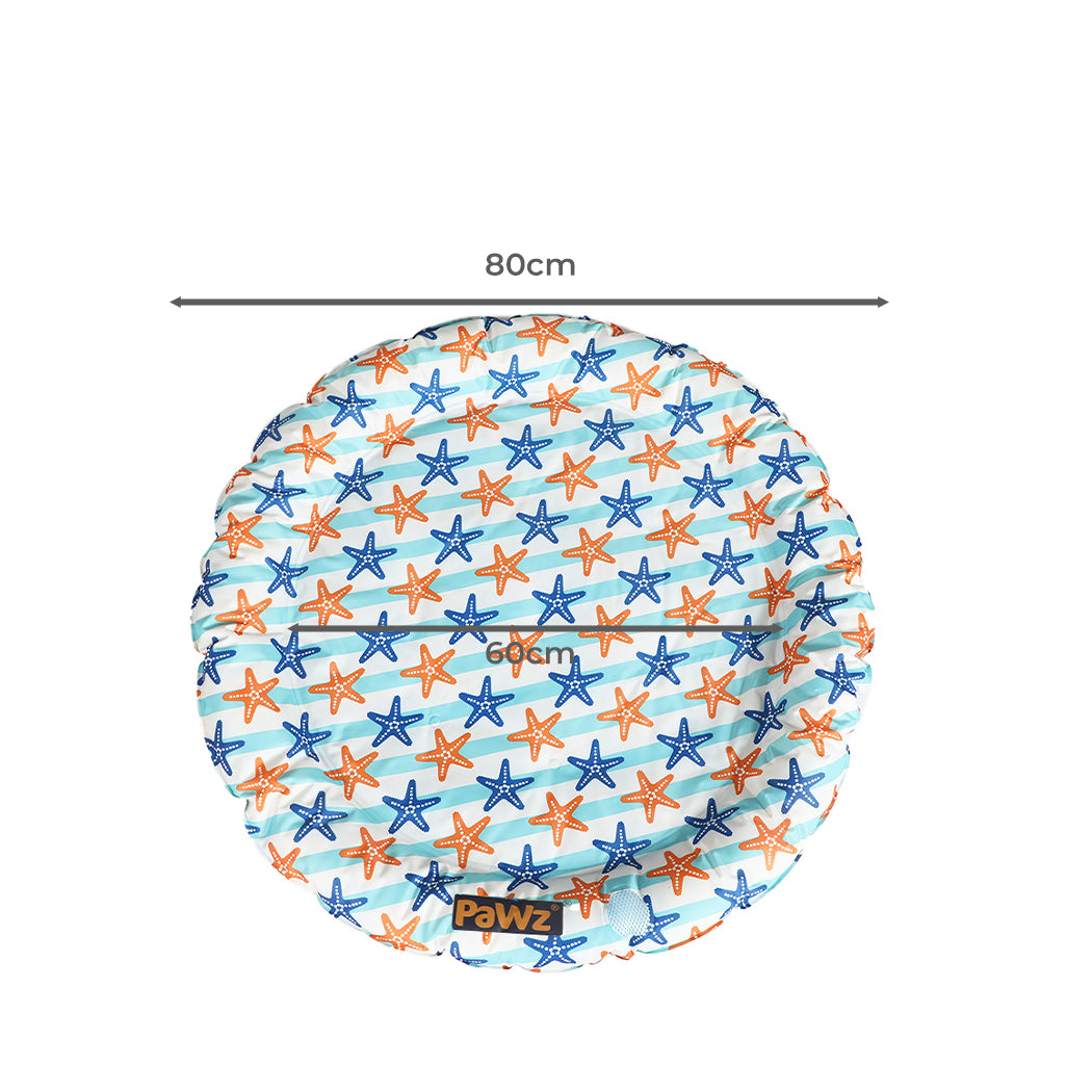 PaWz Pet Cool Gel Mat Cat Bed Dog Bolster L Large-1954802534770151425