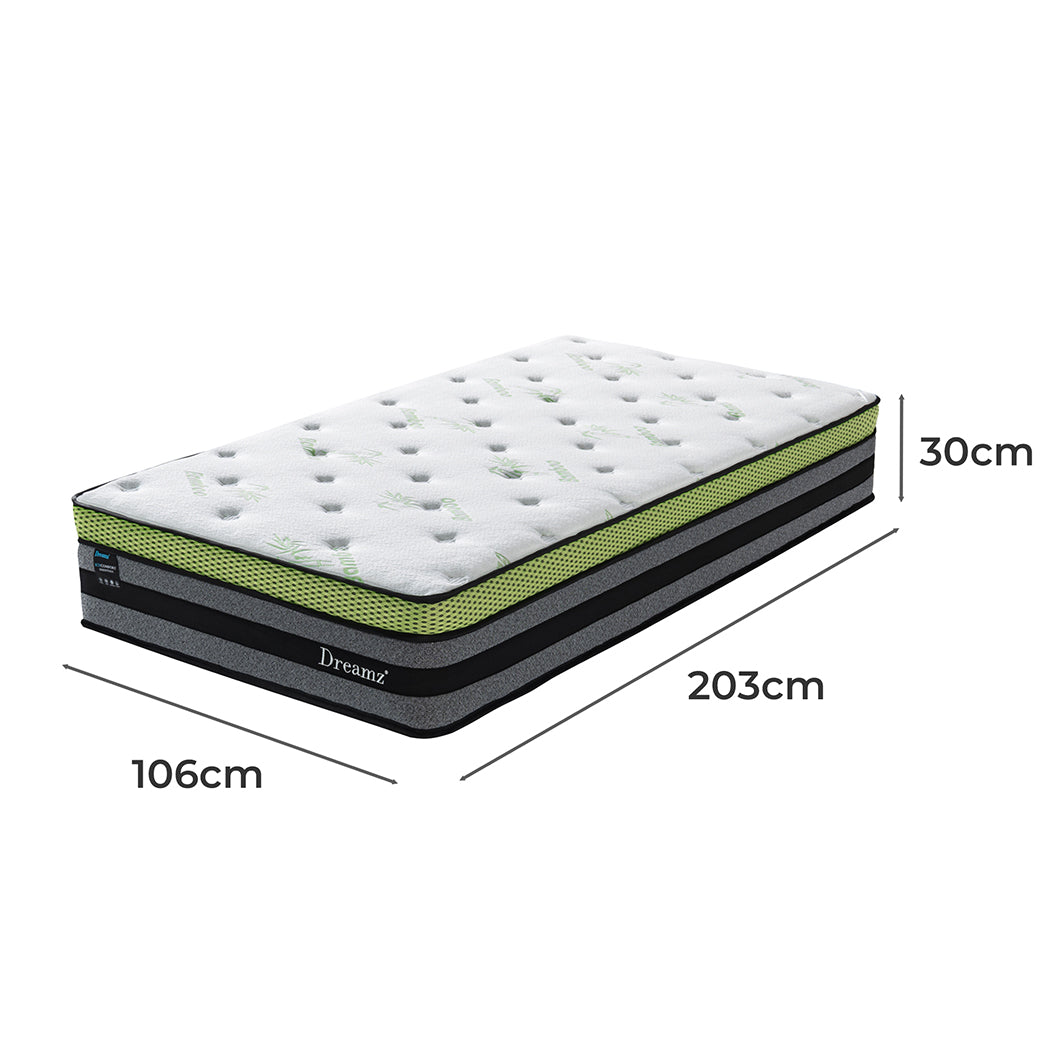 Dreamz King single Cooling Mattress Pocket-1954802859275063297