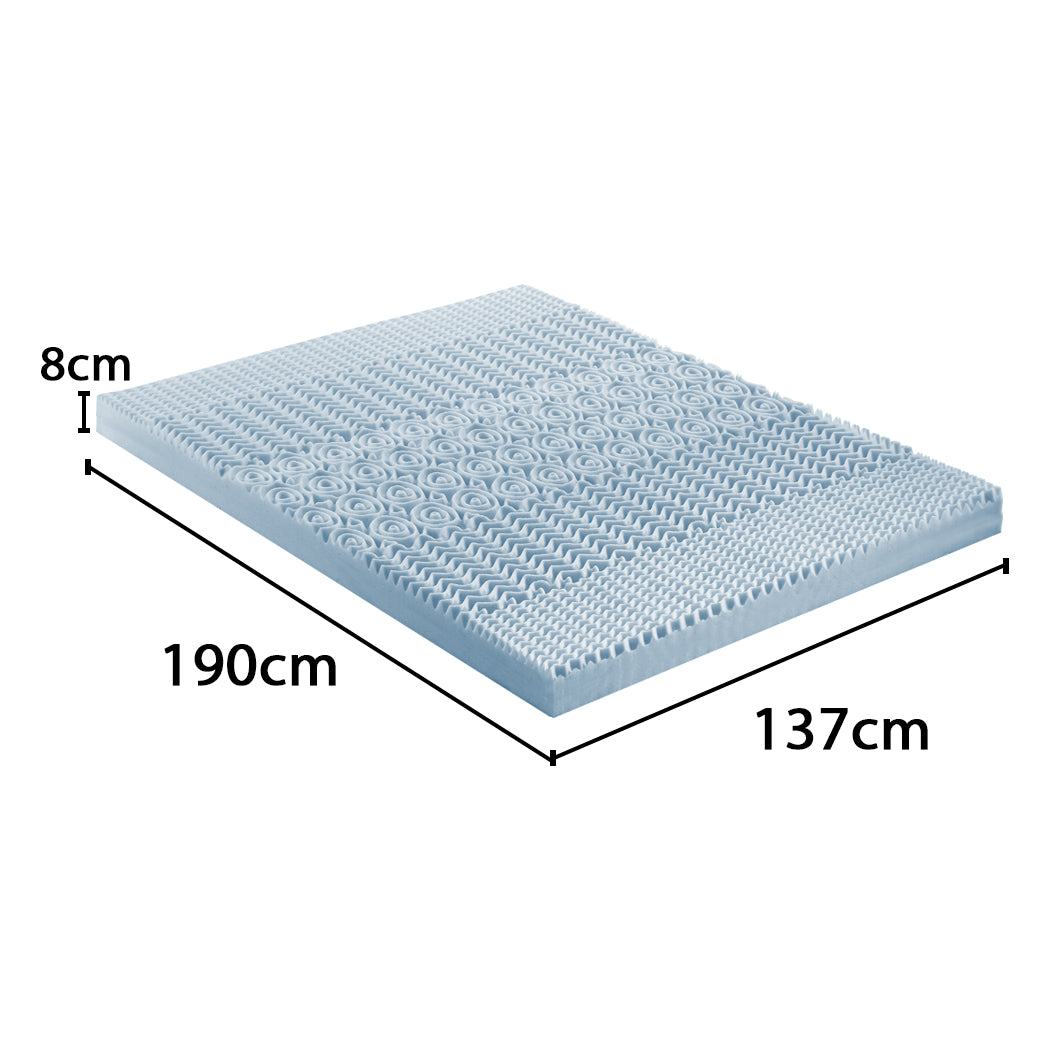 DreamZ 8cm Bedding Cool Gel Memory Foam-1910113031006851074