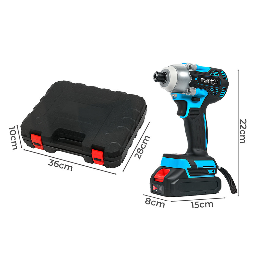 Traderight 21V Impact Driver Cordless,400Nm,2x2.0Ah,Kit-1973194185985101826