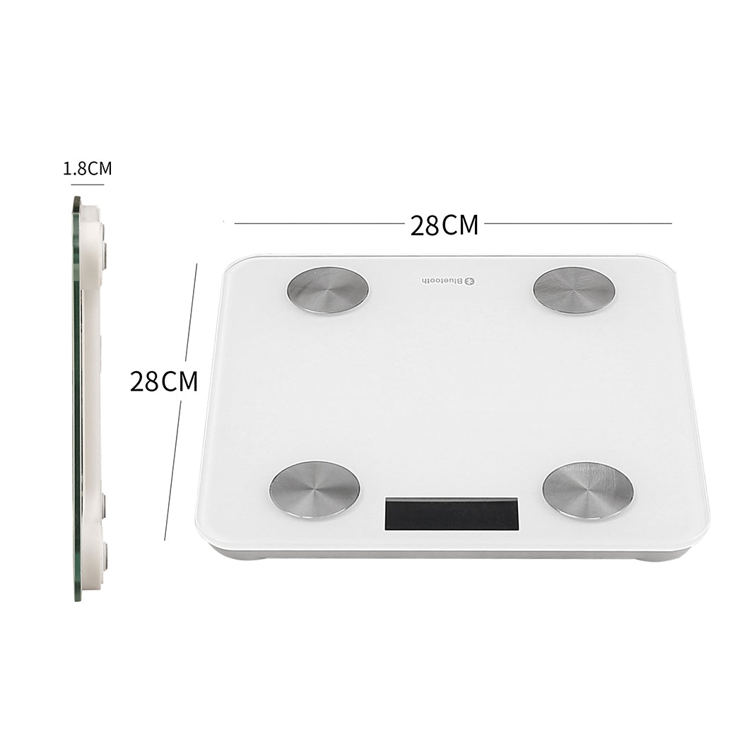 Body Fat Scale Digital Scales Bluetooth White-1919892912917843970