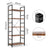 Levede 5-Tier Industrial Bookshelf Bookcase 157.5cm-1973194183569182721