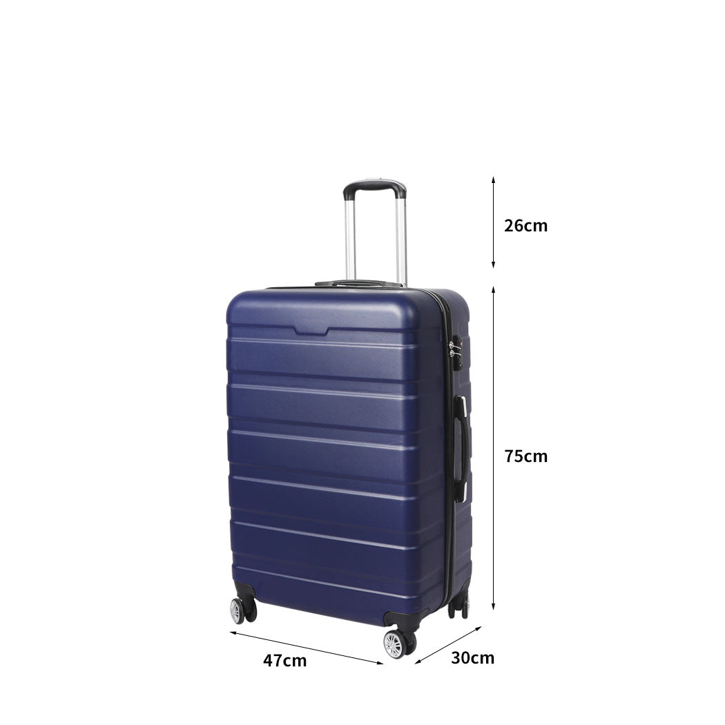 Slimbridge 28"Luggage Case Suitcase Navy 28 inch-1910112838563794946