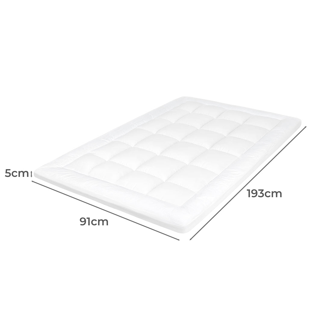 Dreamz Mattress Topper Pillowtop Cover Protector Single-1973194190754025473