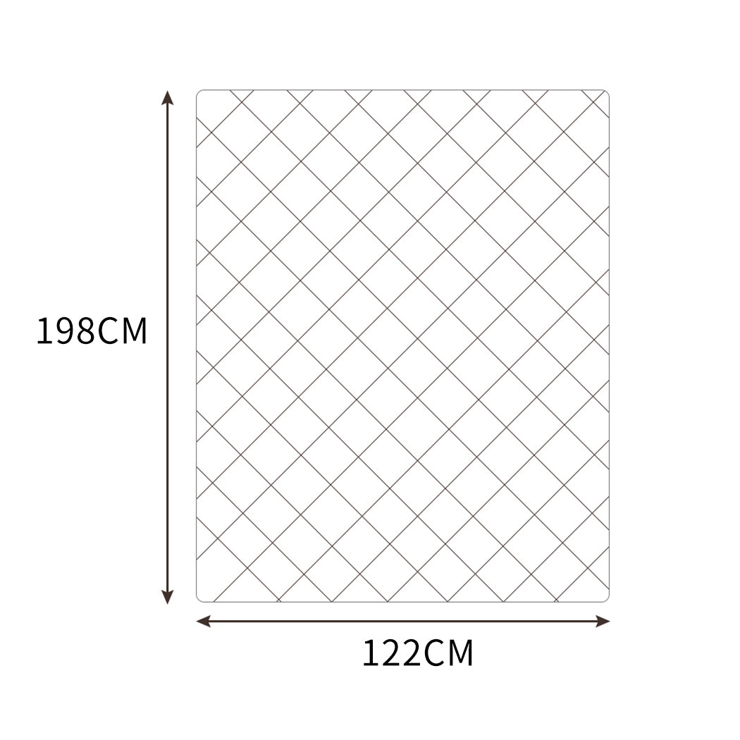 DreamZ 9KG Anti Anxiety Weighted Blanket Pink 9KGS-1954802939927334914