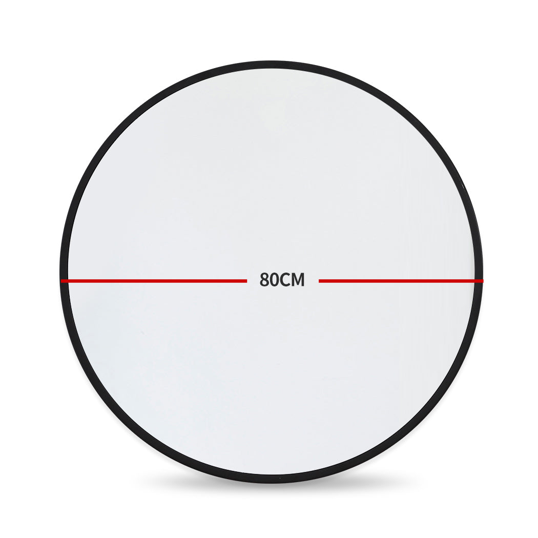 Wall Mirror Round Shaped Bathroom Makeup X-Large-1910113246837346305
