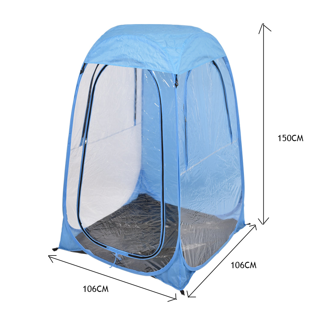 2x Mountview Pop Up Tent Camping Weather Blue-1910112601317183490