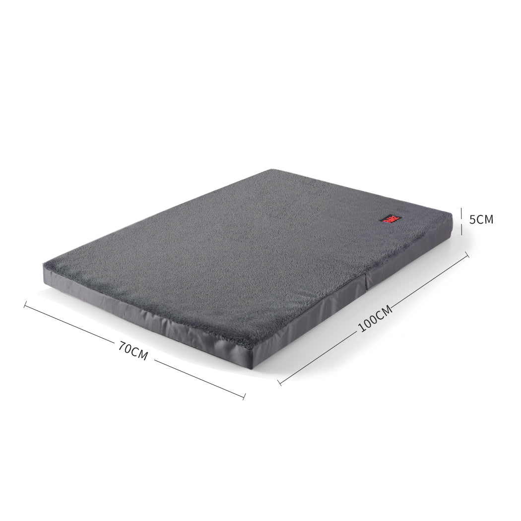 PaWz Pet Bed Foldable Dog Puppy Beds Grey X-Large-1910113142449508354