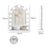 Yezi Makeup Mirror White-1937319793736683521