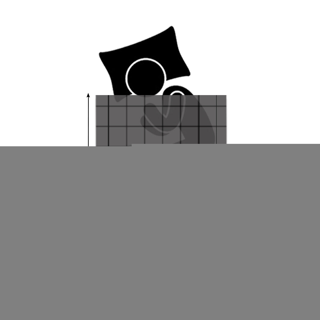 DreamZ 320GSM 220x160cm Ultra Soft Mink Black Single-1954802938304139266