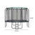 Centra Trampoline Round Trampolines 10 feet-1910113163995648001