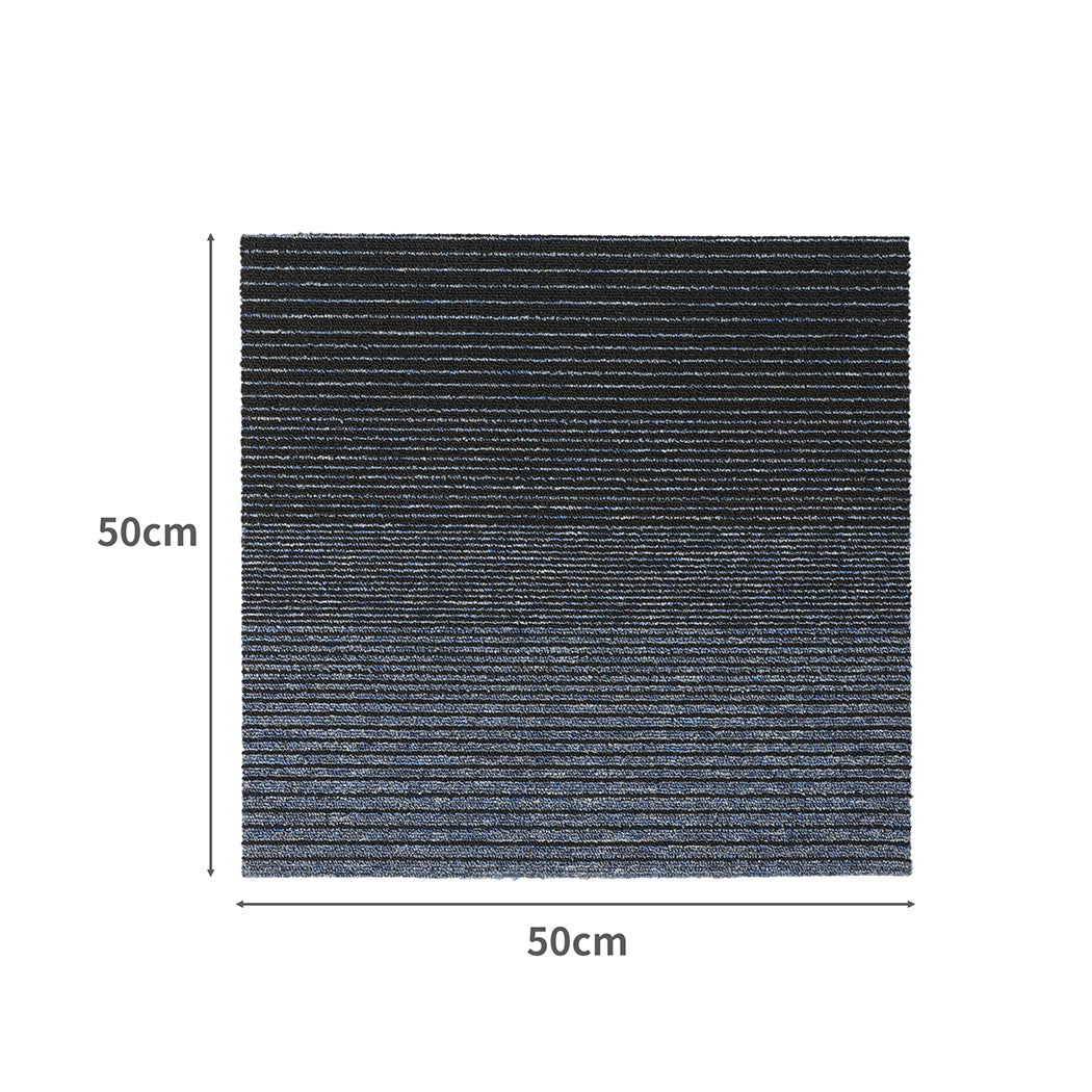 Marlow 20x Carpet Tiles 5m2 Box Heavy Blue-1954802711341961217