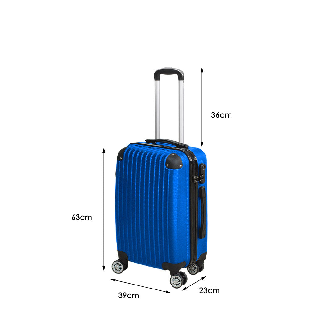 Slimbridge 24" Luggage Suitcase Code Blue-1910112592400093186
