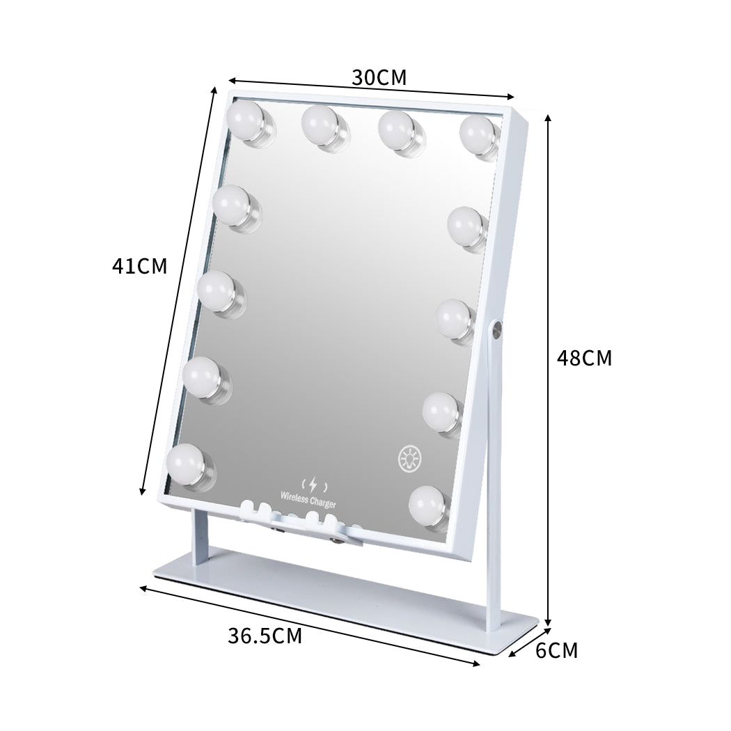 Makeup Mirror Led Lighted Bluetooth Medium-1919892939102883842