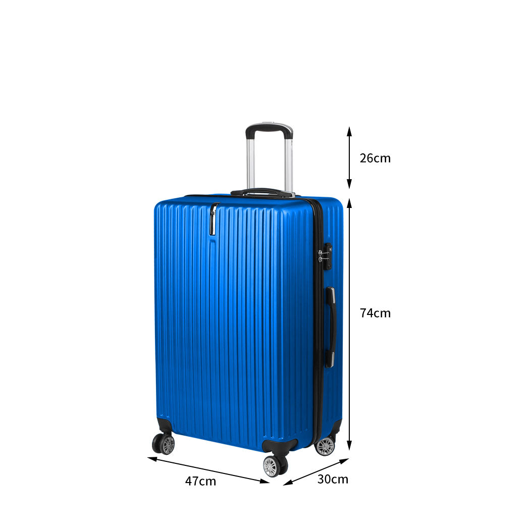 Slimbridge 28" Inch Luggage Suitcase Blue 28 inch-1954802811120259074