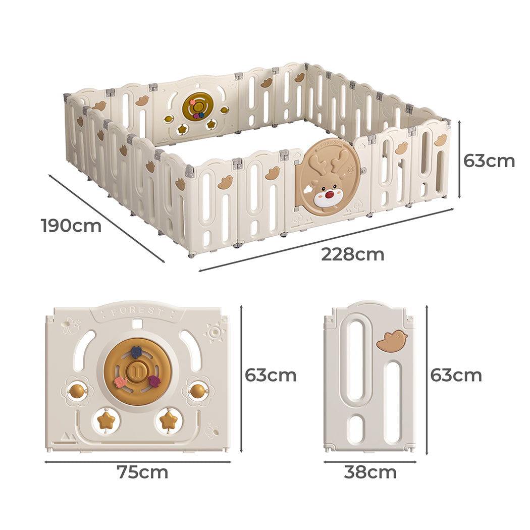 BoPeep Kids Playpen Baby Safety Gate-1910113161772666882