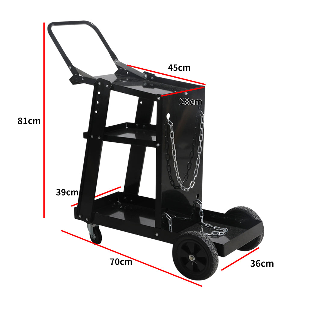 Welding Cart MIG TIG ARC Welder Trolley-1919892887621996546