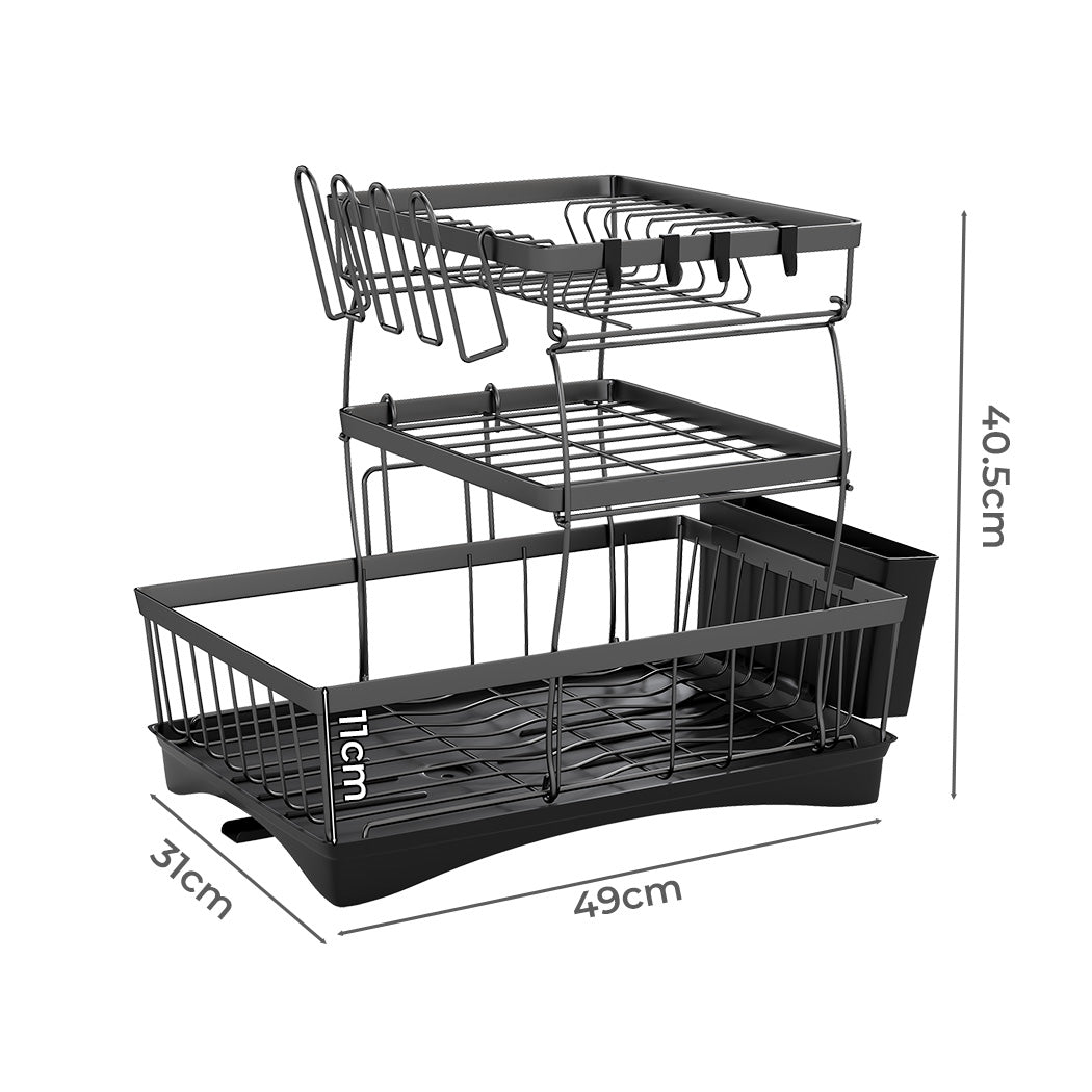 Toque Dish Drying Rack Plate Drainer Cup Holder-1973193546307604482