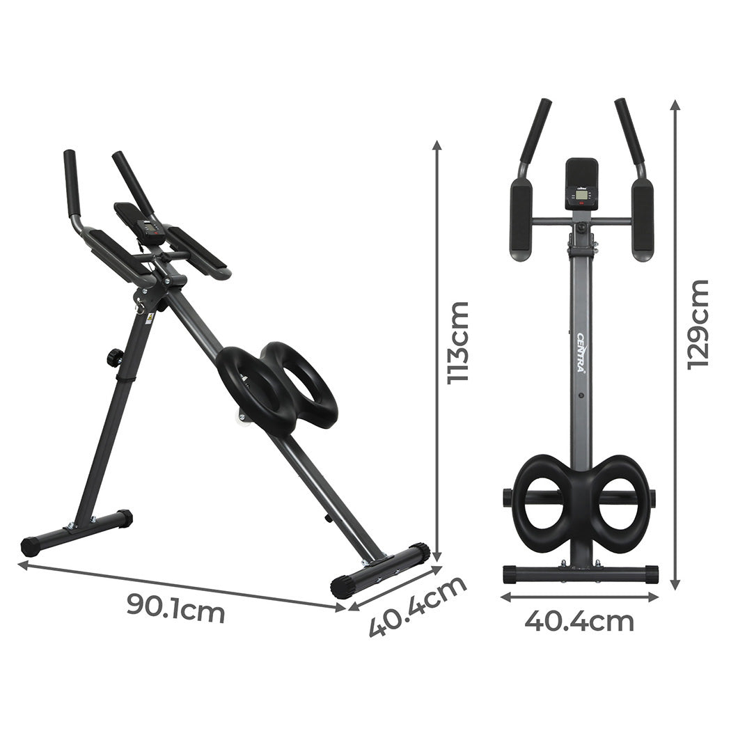 Centra Foldable Adjustment Ab Machine Black-1954802454679916546